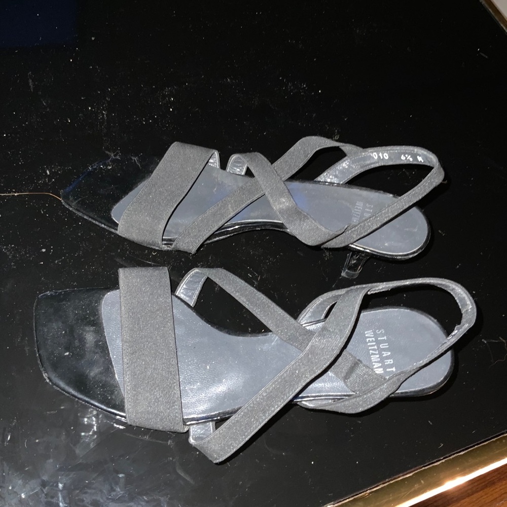 Stuart Weitzman Dressy Sandals size 6 1/2 Grey